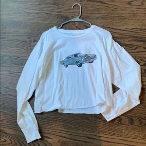 brandy melville motor show long sleeve tee